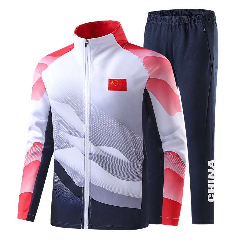Sports Suits For Men And Women, Running Casual Couples, Parent-Child Sports Suits, Cardigans, Jackets And Trousers - Image 4